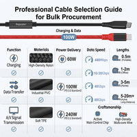 Cable Robótico Repetidor USB Activo de Alta Flexibilidad de 10 Metros, Cables de Transmisión de Datos de Alta Velocidad y Baja Latencia de 10 Gbps para Dispositivos Electrónicos