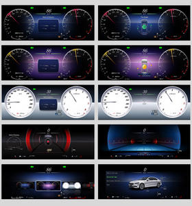 Actualización de la pantalla del tablero de la cabina virtual digital de 12,3 pulgadas para el grupo de instrumentos C GLC Class W205 W253 X253 GLC300 - Product Image 3