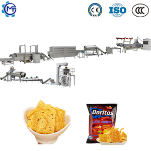 Équipement de fabrication de chips Doritos, machine à fabriquer des chips tortillas, extrudeuse à double vis, ligne de production de chips tortillas à haut rendement - Product Image 1