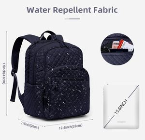 Mochila Acolchada para Mujer, Mochila Universitaria, Mochila Casual Impermeable para el Día a Día, Bolsa para Libros, para Laptop de 17 Pulgadas - Product Image 2