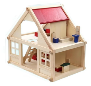 บ้าน<span class=keywords><strong>ไม้</strong></span>เด็กเล่น DIY บ้านตุ๊กตา<span class=keywords><strong>สอง</strong></span><span class=keywords><strong>ชั้น</strong></span>ขนาดเล็ก พร้อมชุดเฟอร์นิเจอร์จิ๋ว - Product Image 5