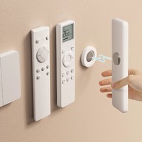 Support mural adhésif pour télécommande de climatiseur TV, sans perçage, magnétique puissant, design moderne