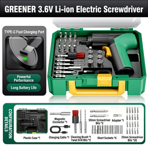 Handheld Electric Screwdriver Set, <b>Multifunctional</b> Rechargeable Household Small Screwdriver for Women - Product Image 6
