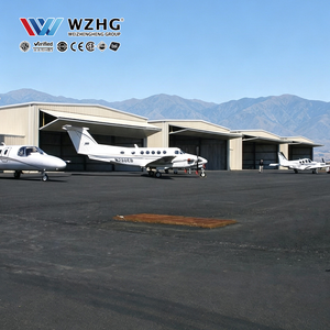 <b>Large</b> Prefabricated Aircraft Hangar With Durable Steel Frame Building Structure - Product Image 1