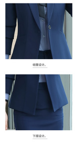 Traje Elegante Estilo Occidental para Mujer, Tallas S-5XL, Versión Invernal <span class=keywords><strong>de</strong></span> Uniforme Profesional y Moderno para Estudiantes - Product Image 6