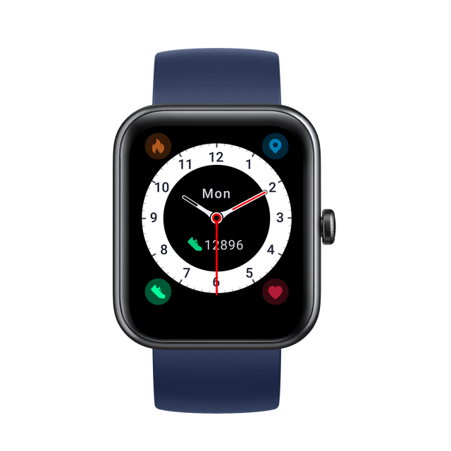 Alexa ID206 Smart Watch 1.69' Waterproof Watch Voice Control Blood Oxygen Heart Rate Fitness tracker Smartwatch Id206