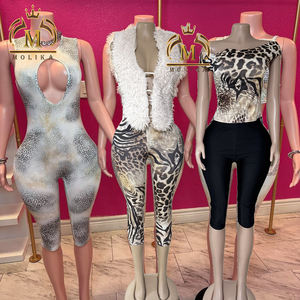 Nieuwe dames zomerkleding luipaardprint crop top shorts 2-delige set casual streetwear tweedelige set voor dames zomer outfits - Product Image 1
