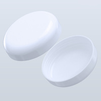 Pot en plastique PP transparent de 100 g avec couvercle à vis pour soins personnels
