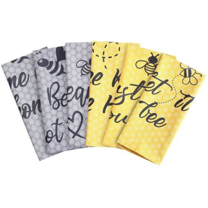 Fabricant de serviettes de cuisine brodées carrées, fournisseur en gros OEM, serviettes de nettoyage de vaisselle tissées douces et absorbantes - Product Image 4