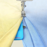 Guide de couture magnétique réglable pour la couture domestique avec découseur intégré, outil de positionnement anti-roulement et mesure