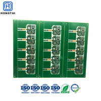 Panneau vert Rogers PCB multicouche haute fréquence pour micro-ondes, fabrication en série d'électronique, fourniture OEM personnalisée en usine