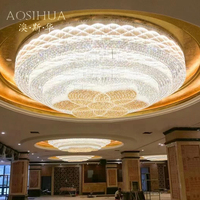 Personnalisé Moderne De Luxe Creative DIY Lustre En Cristal Ceilling Grande Lampe Suspendue Pour Hôtel Hall Projets Ingénierie Décor