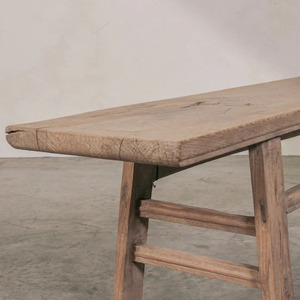 Banco de Madera Maciza de Lujo para Interiores, Mueble para Comedor, Sala de Estar, Entrada, Hotel, Hogar, Asientos de Alta Gama, Artesanía Moderna - Product Image 3