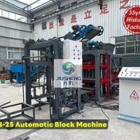 Machine à fabriquer des blocs entièrement automatique QTJ4-25, prix de vente pour l'industrie des briques de ciment au Honduras
