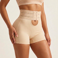 Culotte gainante amincissante pour femme, taille haute, effet push-up fessier, contrôle du ventre, rehausseur de hanches rembourré, grandes tailles, fermeture à crochets réglable, du S au 3XL, vente en gros