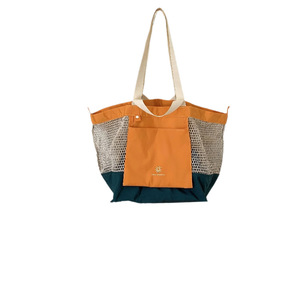 Bolso de mano de malla de gran capacidad, plegable, transparente, hueco, para la playa, para mujer, uso diario - Product Image 5