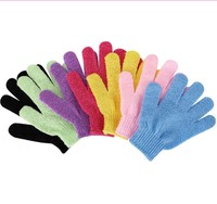 Gants de bain et de douche exfoliants | Gommage et massage en profondeur | Élimine les peaux mortes pour une sensation lisse et soyeuse |