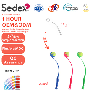 Set Lanciapalline per Cani con Arco Lungo Curvo e Impugnatura Ergonomica per Facile Gioco di Porta e Rientro, Giocattoli con Logo Personalizzato - Product Image 1