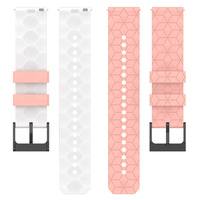 Bracelet de montre en caoutchouc de silicone de qualité texturée de 20mm en matériau respirant pour les bracelets TIMEX T49905 T49953 et CASIO Correa