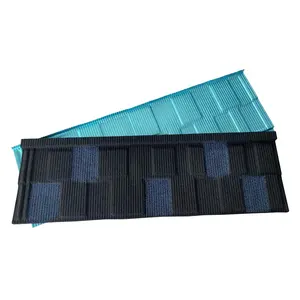 빌라 옥상 디자인 현대 석재 코팅 강철 루핑 시트 건축 자재 공장 가격 아프리카 최고 판매