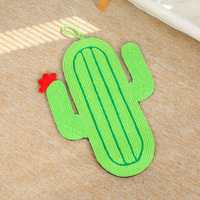 Planche à gratter pour chat en sisal écologique Runshi, durable, design mignon en forme de souris, style dessin animé, accessoires pour chat, sac OPP