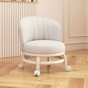 Bangku Roller Universal, kursi anak-anak rumah tangga plastik PP rendah jahitan indah sederhana perbaikan kaki seni kuku lembut - Product Image 5
