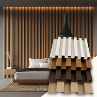 Panneau mural en PVC WPC écologique au design moderne, imperméable, motif et finition personnalisables pour la décoration intérieure