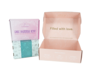 Boîte d'expédition en carton ondulé personnalisée, kit d'artisanat fait main, emballage pour produits de beauté et cosmétiques, boîte cadeau, fabricant en gros