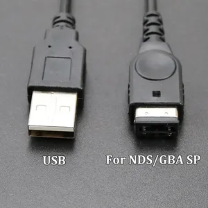 适用于任天堂游戏男孩微型GBM控制台的GB/GBCGBM/GBA SP/NDSL/NDS/3DS/新型3DS/USB电源充电充电器电缆