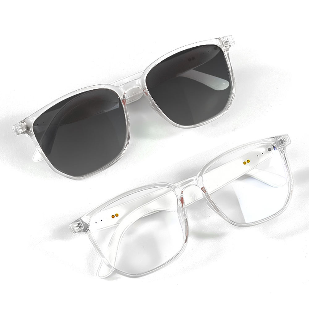 GS03 Men Smart Glasses Stereo Sound BT Call Listen Music Polarized Lens Magnetic Charging Outdoor Sport Sunglasses for Women