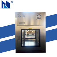 Haolan New CE Certified ISO 5 Clean Room Pass Box Laminar Flow HEPA Filter 99.99% Efisiensi Anti Debu untuk Makanan, Nutrisi, Rumah Sakit