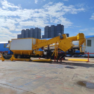 Centrale <span class=keywords><strong>à</strong></span> tambour mobile d'asphalte SMC80M haute efficacité 80 TPH, station <span class=keywords><strong>de</strong></span> mélange <span class=keywords><strong>de</strong></span> bitume en continu avec système <span class=keywords><strong>de</strong></span> pesage précis - Product Image 1