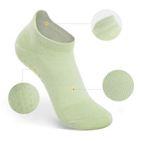 Calcetines de Yoga Transpirables de Malla Corta, Ventilados, con Menos Sudor, Color Personalizado, MOQ Bajo, Calcetines de Fitness