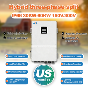 เครื่องแปลงไฟฟ้ากระแสตรงแบบ Pure Sine Wave ของ UNC US Standard 8 ช่องสัญญาณ  แบบติดผนัง  สามเฟส  พร้อมจอ LCD  รองรับการเชื่อมต่อแบบ On/Off Grid  ความถี่สูง - Product Image 3