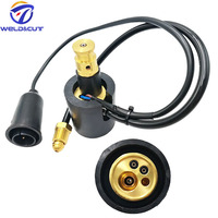 Adaptateur de connexion Transform | Convertisseur industriel certifié Iso Dinse pour torche de soudage