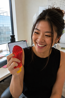 Jouet à presser dégradé Kawaii en forme de bâtonnet de glace, super solide avec liquide coulant, anti-stress ASMR, cadeau d'été pour enfants