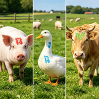 Peinture en spray imperméable à séchage rapide pour marquage d'animaux d'élevage, export en gros OEM pour les distributeurs agricoles mondiaux