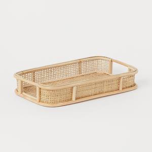 Bandeja de mimbre rectangular con asas, elegante bandeja de mimbre para mesa de comedor, desayuno, decoración para restaurante y Hotel - Product Image 1