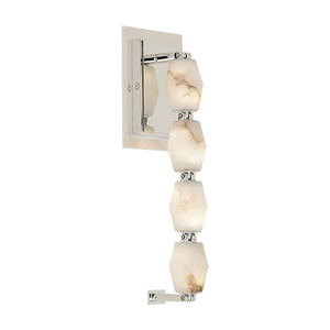 Applique Murale de Luxe <span class=keywords><strong>en</strong></span> <span class=keywords><strong>Albâtre</strong></span> Naturel, Design Moderne, Luminaire <span class=keywords><strong>en</strong></span> Laiton Massif pour Salon, Chambre à Coucher, Décoration d'Intérieur - Product Image 6