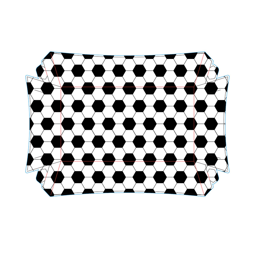 Caja de papel de fútbol * 12 unidades