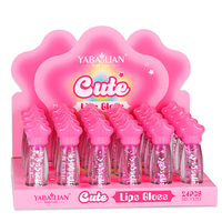 Rouge à lèvres liquide brillant rose Kawaii Star, imperméable, longue durée, non collant, effet repulpant, maquillage pour lèvres Kawaii