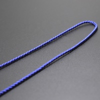 Yaklaşık: 2.5mm mavi naylon kordon iplik takı halat kordon bilezik örgülü dize DIY püsküller boncuk iplikleri toptan fabrika
