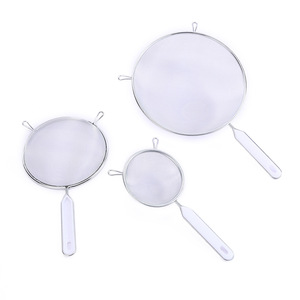 Plastic Handle Double Ear Oil Strainer Fine Mesh Frying Filter For Kitchen Use - Product Image 3