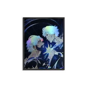 Póster de papel de lámina de <span class=keywords><strong>Anime</strong></span> Premium personalizado, impresiones de cómics de Manga holográfica, Ilustración de libro, carteles de regalo - Product Image 1