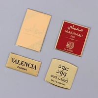 Autocollants en métal personnalisés pour flacons de parfum (usage industriel) – Imperméables, mats, brillants, impression UV, logo, texte – Vente en gros