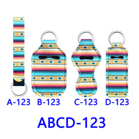 Porte-clés en néoprène durable pour baume à lèvres, motif fruits, animaux, chien, support métallique pour rouge à lèvres, meilleur prix