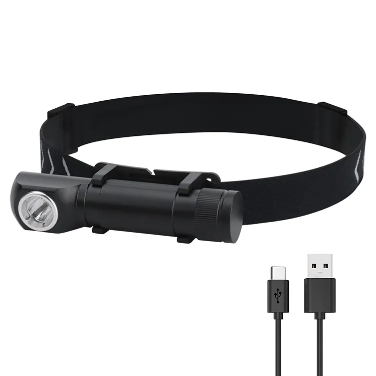 Factory NEW LED Head lamp USB rechargeable head mounted flashlight with magnet multifunctional Luz de bicicleta work light