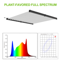 LUXINT Offre Spéciale 720W 800W 1000W plantes D'INTÉRIEUR hydroponique 14 barres 16 barres pliable plein spectre gradation led élèvent la lumière