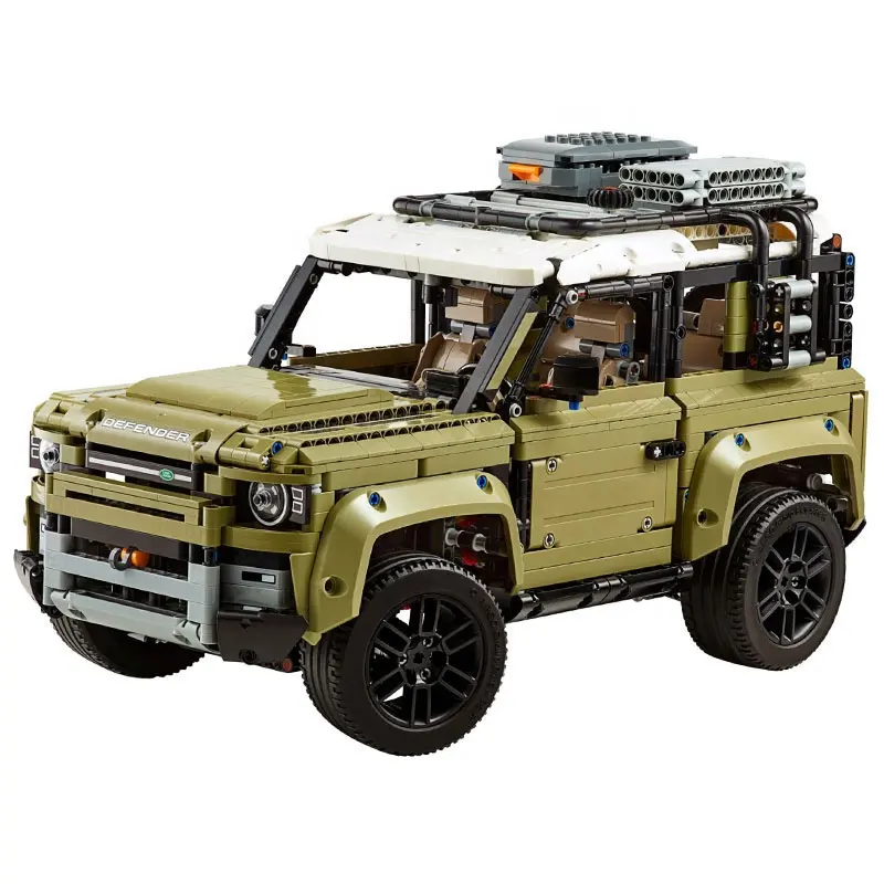 La tecnologia serie Re building block Land Rover Defender off-road del veicolo giochi giocattoli assemblati technic di mattoni giochi (93018)