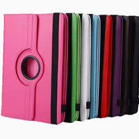 Étui universel rotatif à 360° en cuir PU texture litchi léger pour tablette iPad 7 8 9 10 10,2 pouces